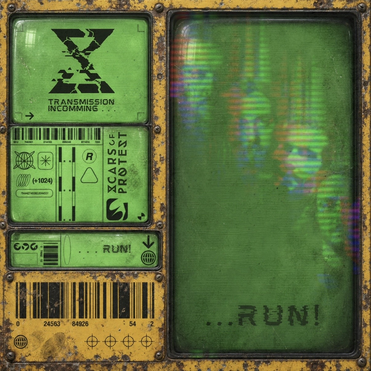 run! artwork by Scars of Protest