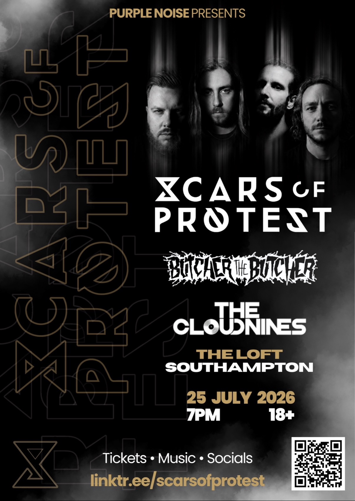 Poster for Scars of Protest at The Loft