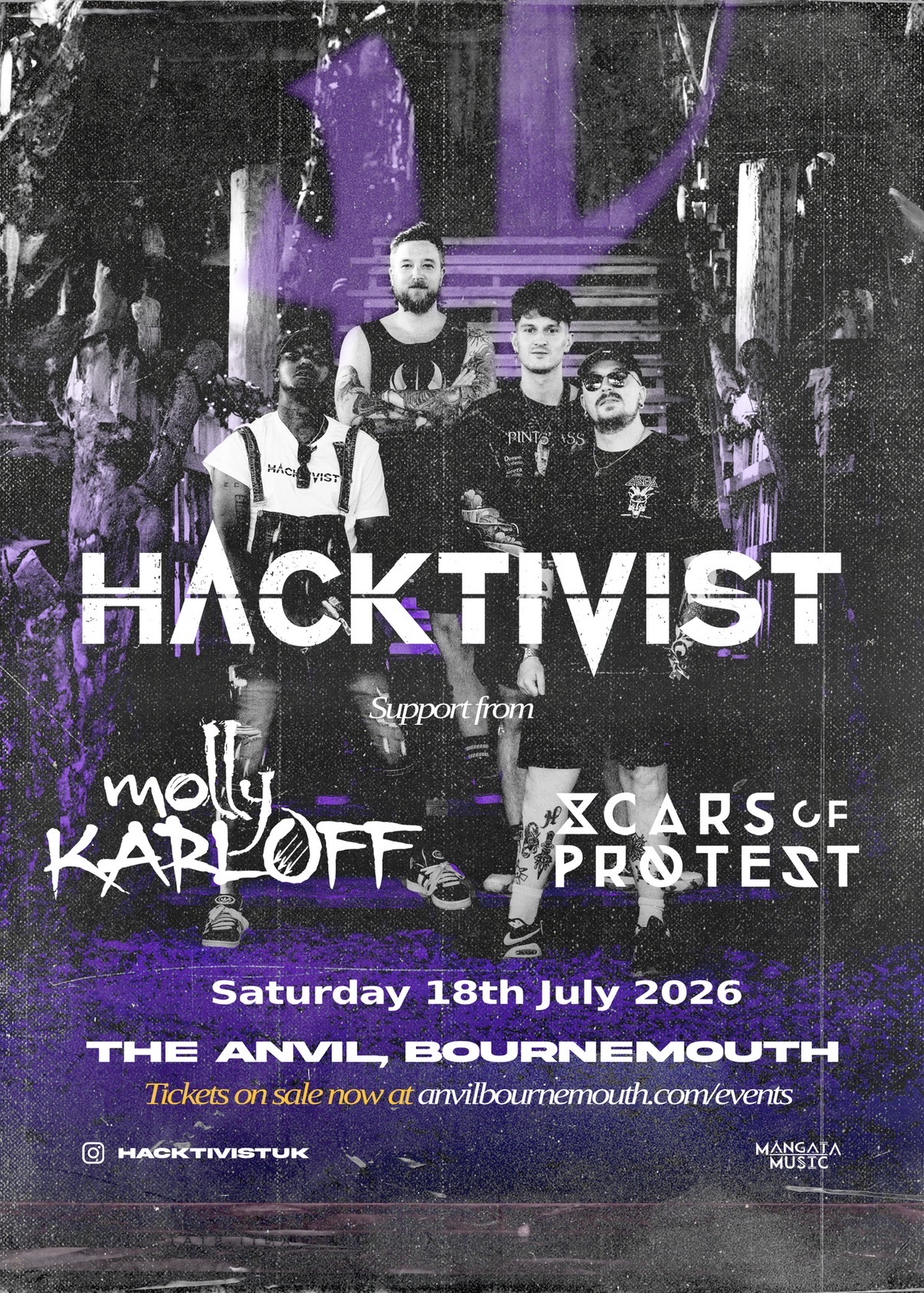 Poster for Scars of Protest at The Anvil
